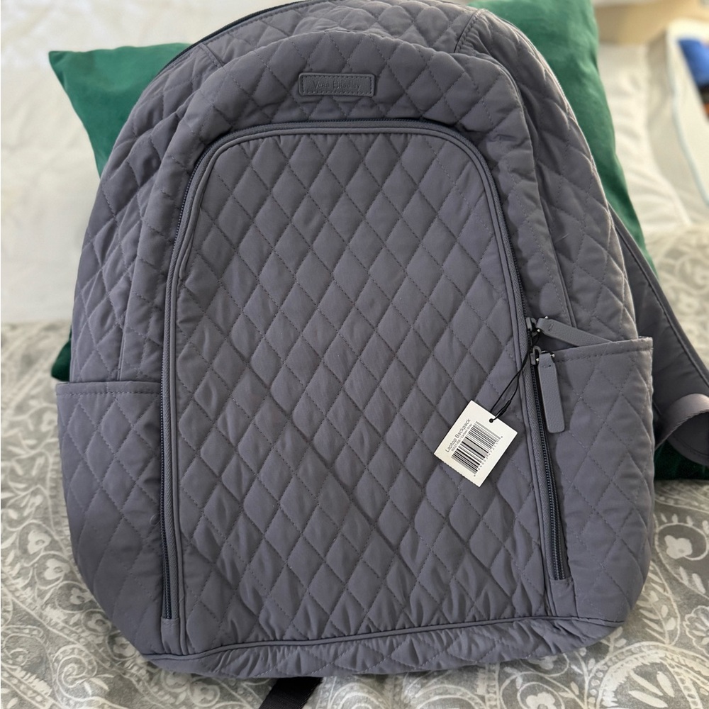 Vera Bradley laptop backpack n carbon gray